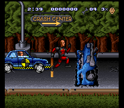 Incredible Crash Dummies, The (USA) In game screenshot